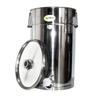Mézpergető vödör rozsdamentes kifolyóval - 50 kg